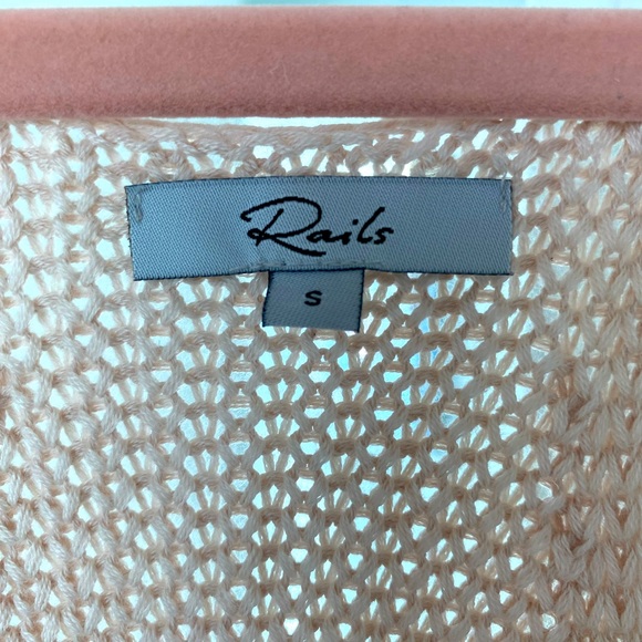 Rails Crochet Tank in Blush - Picture 4 of 7